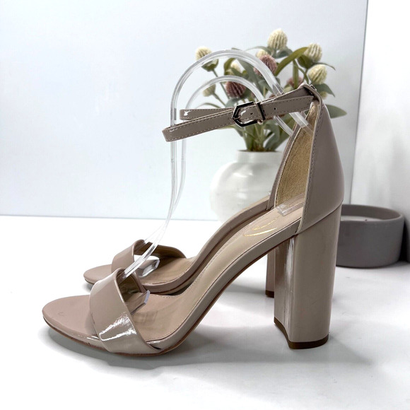 Sam Edelman Yaro Ankle Strap Block Heel Sandal Buckle Beige Women's 9 M - Picture 3 of 10